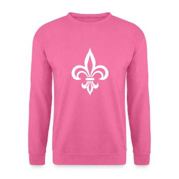 Fleur de Lis Grace - Unisex Sweatshirt - pink - Front