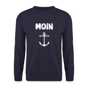 Anker Seekartenwerk Moin - Unisex Pullover - Navy - Vorne - Alina (178cm) & Michal (187cm)