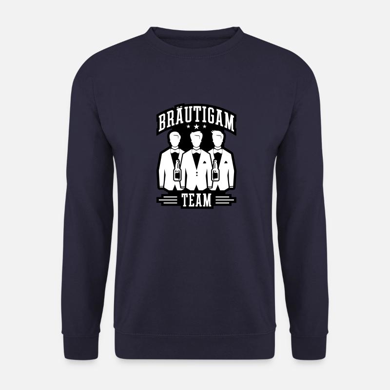 Mariage du marié - Sweat-shirt Unisexe - marine
