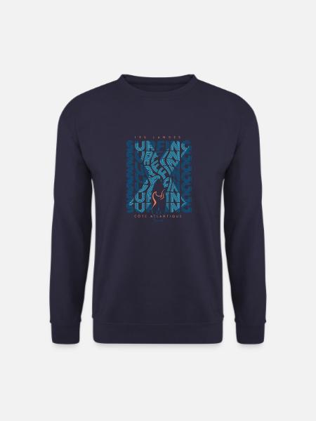 016c Surfing4 - Sweat-shirt Unisexe - marine