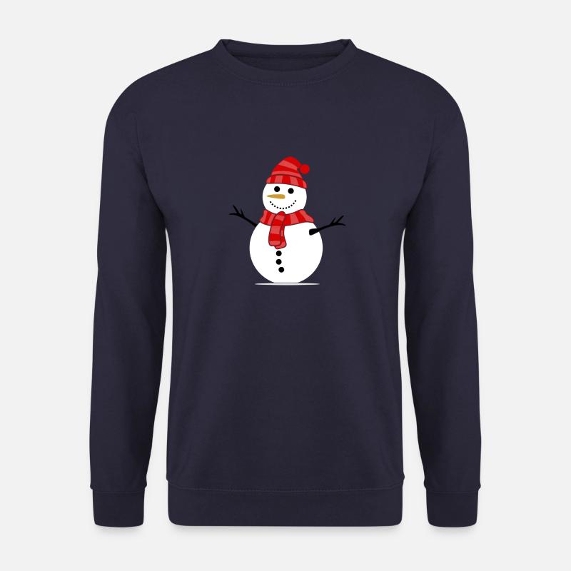 Süsser Schneemann / Snowman - Unisex Pullover - Navy