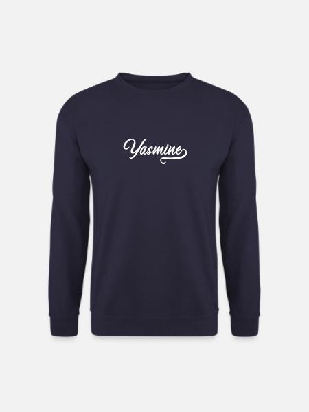 Yasmine - First name - Unisex Sweatshirt - navy