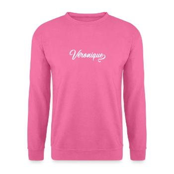 Véronique - Prénom - Sweat-shirt Unisexe - rose - Devant