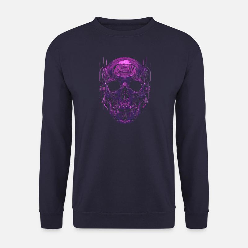 Cyberschädel - Unisex Pullover - Navy