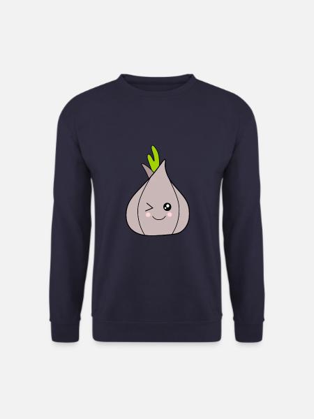 Zwiebel Knoblauch Kostüm Fasching Karneval Gemüse - Unisex Pullover - Navy