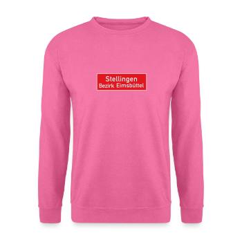 Stellingen - Hamburg Orts Bezirkschild - Unisex Pullover - Pink - Vorne