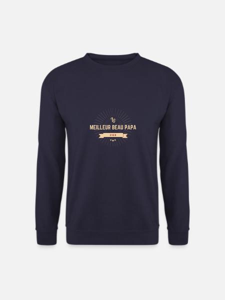 Le meilleur beau Papa - Sweat-shirt Unisexe - marine