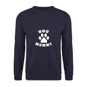 Dog Mommy - Unisex Pullover - Navy - Vorne - Alina (178cm) & Michal (187cm)