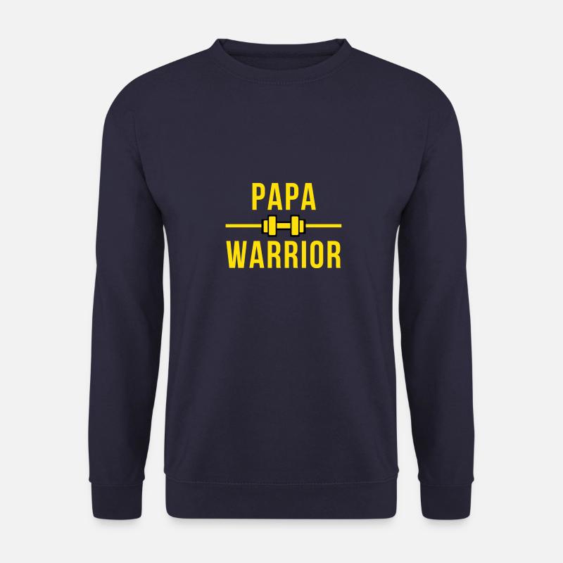 Papa warrior - Unisex Pullover - Navy