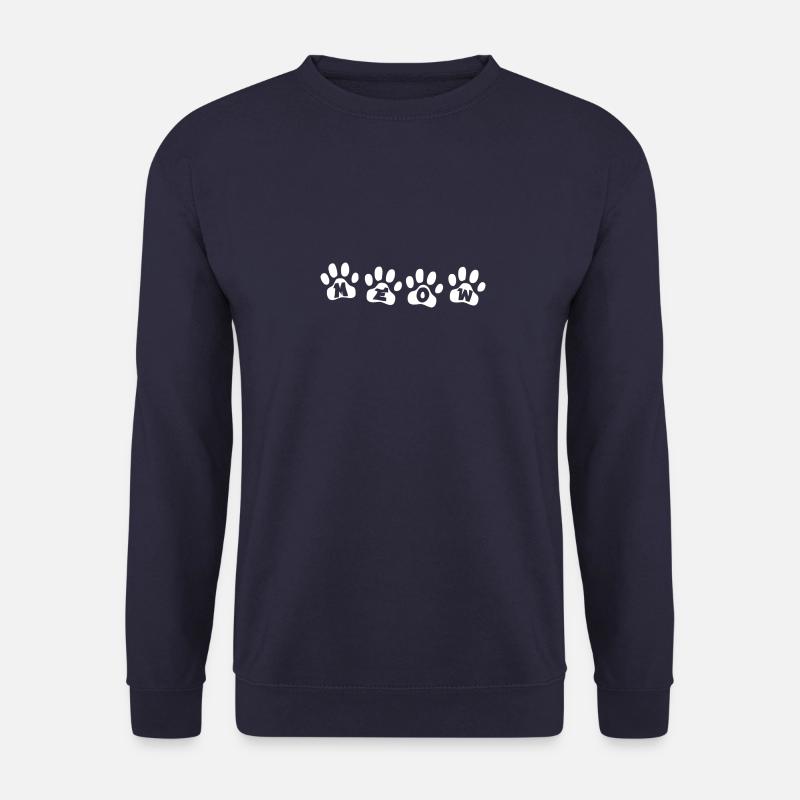 Meow Miau Tee - Unisex Pullover - Navy