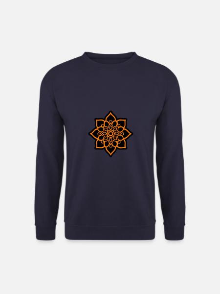 Blossom Mandala - Unisex Sweatshirt - navy