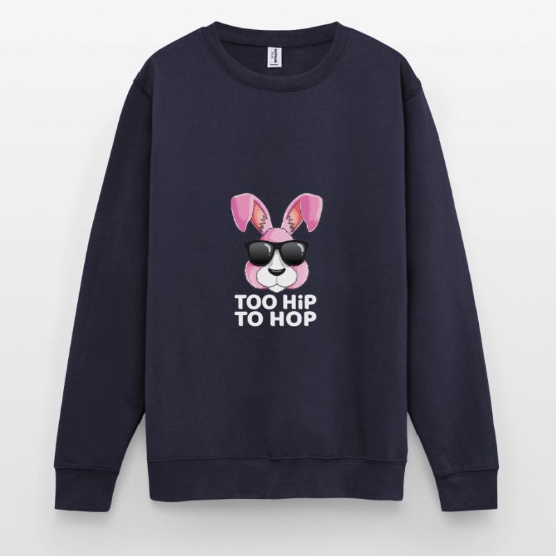 Rabbit Easter Rabbit Teeth Easter Unisex Sweatshirt