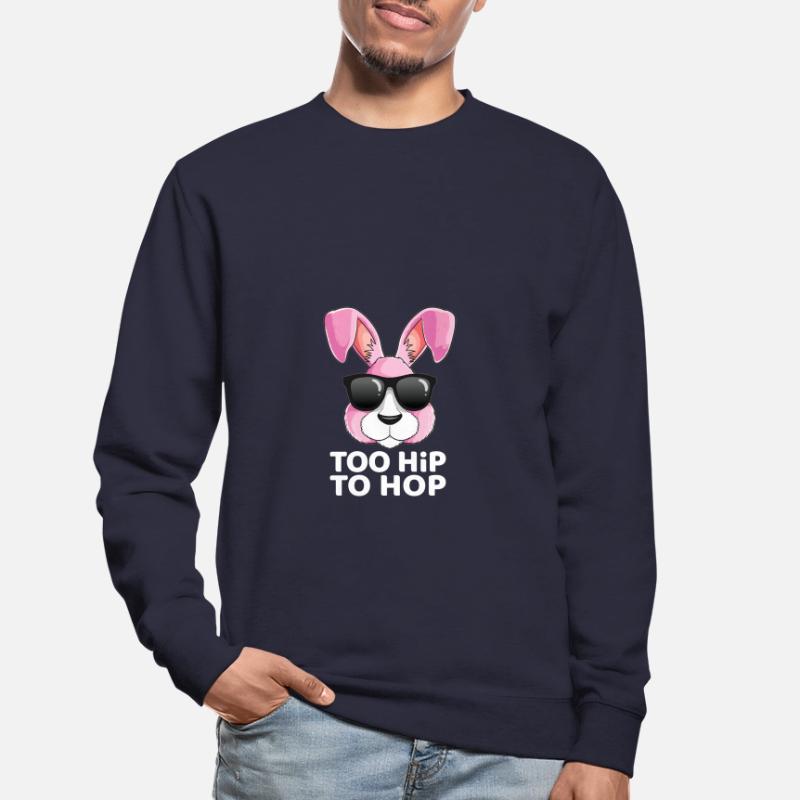 Rabbit Easter Rabbit Teeth Easter Unisex Sweatshirt