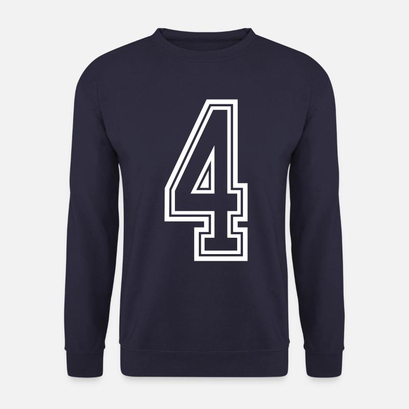 4 number symbol - Unisex Sweatshirt - navy
