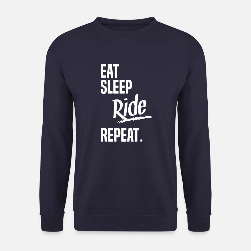 EAT SLEEP RIDE - Unisex Pullover - Navy