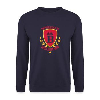 Universidad de - Unisex Pullover - Navy - Vorne - Alina (178cm) & Michal (187cm)