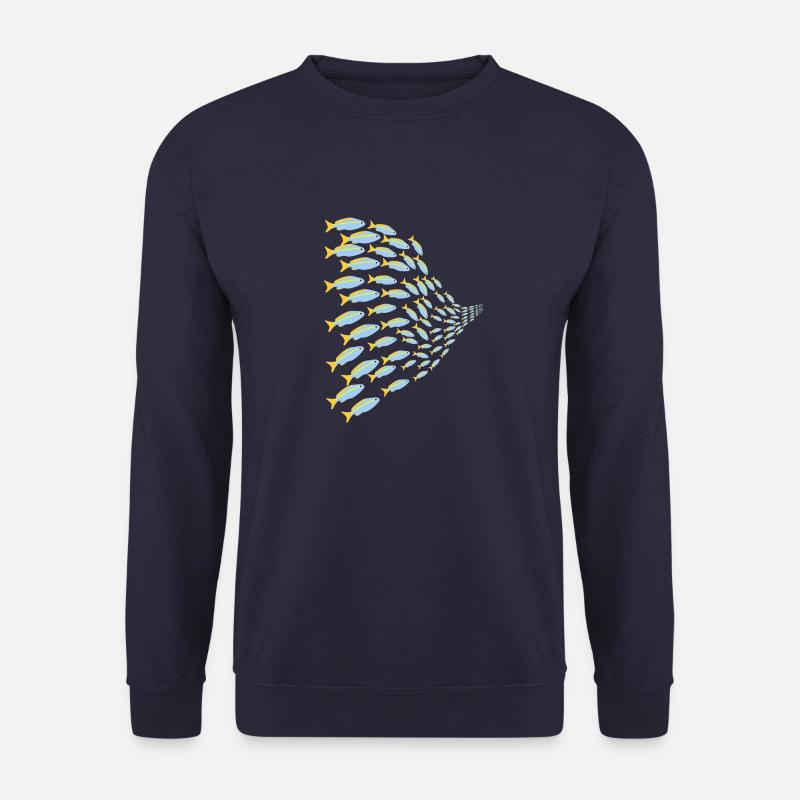 Schwarm Fische - Unisex Pullover - Navy