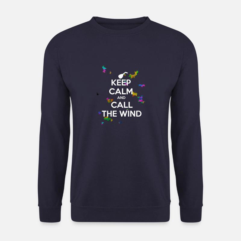 Keep calm and call the wind - Unisex Sweatshirt - navy