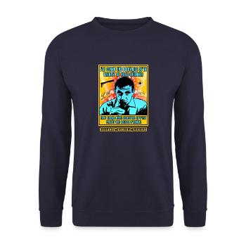 lino ventura j'ai connu une polonaise - Sweat-shirt Unisexe - marine - Devant - Alina (178cm) & Michal (187cm)