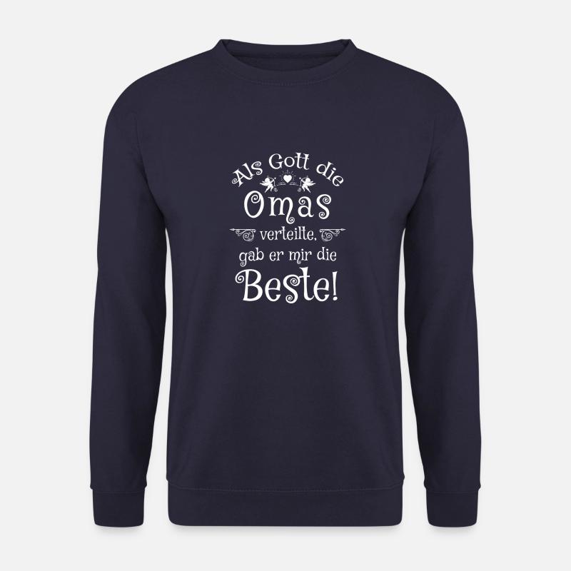 When God distributed the grandmas - Unisex Sweatshirt - navy