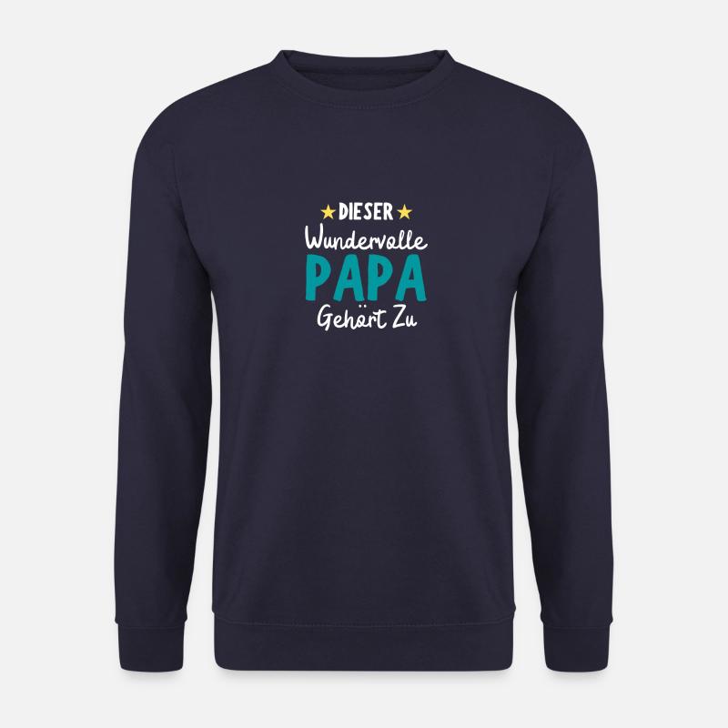 Dieser Wundervolle Papa Gehört zu - Unisex Pullover - Navy