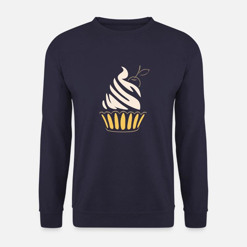 Stylized cupcake - Unisex Sweatshirt - navy