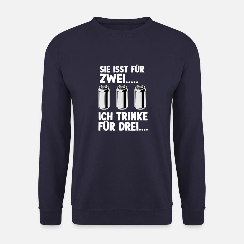 Papa Geschenkidee für werdende Väter lustiges Papa - Unisex Pullover - Navy