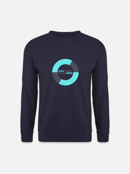 Das Leben ist ein spiel - Unisex Pullover - Navy