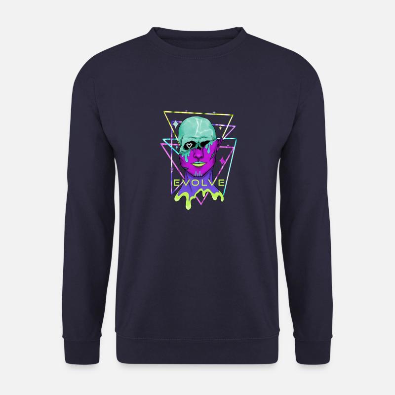 Entwickle Galaxie Alien - Unisex Pullover - Navy