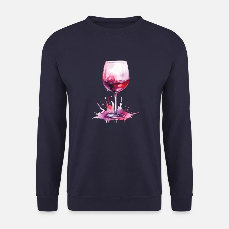 rotwein - Unisex Pullover - Navy