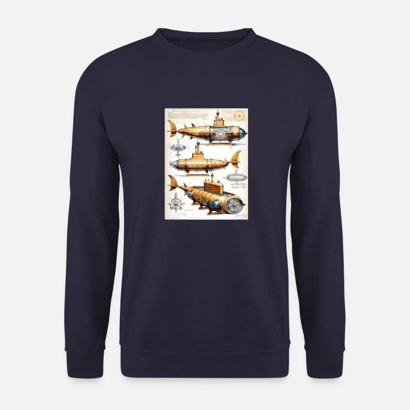 U-Boot #2 - Unisex Pullover - Navy