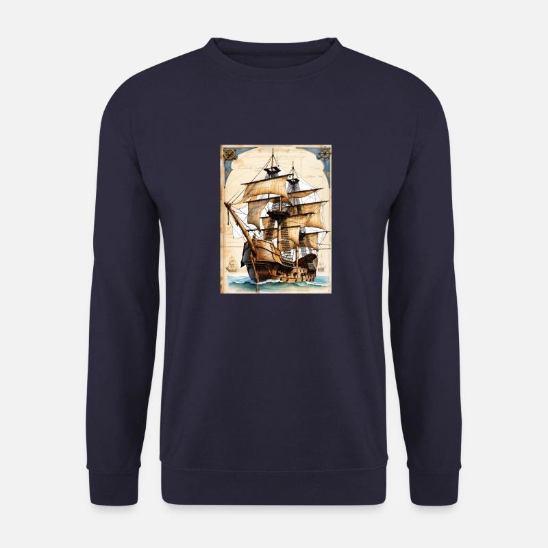 Piratenschiff #2 - Unisex Pullover - Navy