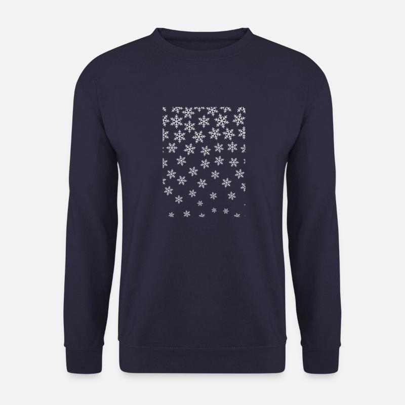 Schneeflocken 03 - Unisex Pullover - Navy