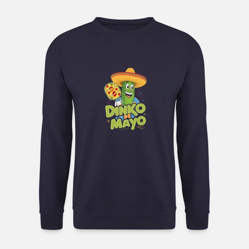Dinko De Mayo, Lustiger Cinco De Mayo Pickleball Pic - Unisex Pullover - Navy