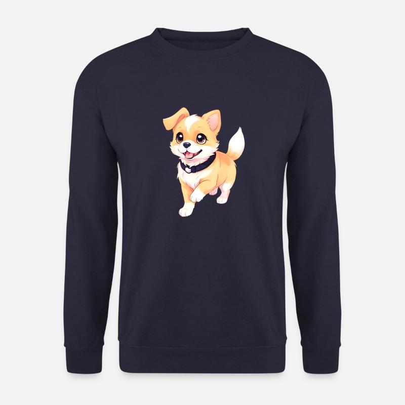 HIER IST DIE PFOTE - Unisex Pullover - Navy