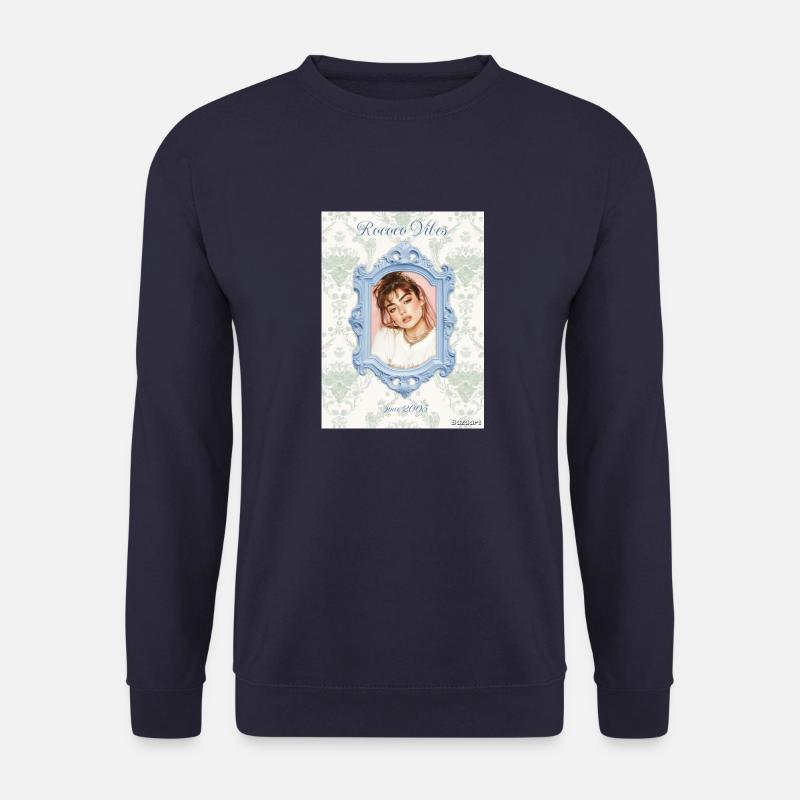 Bilderrahmen hellblau - Unisex Pullover - Navy