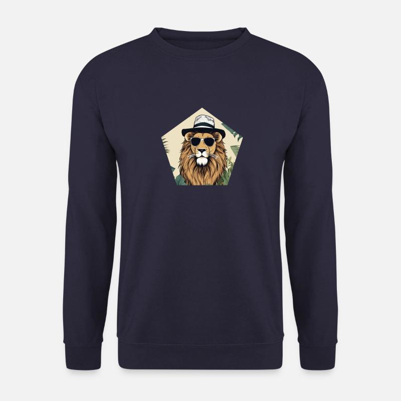 Mister Lion - Unisex Pullover - Navy