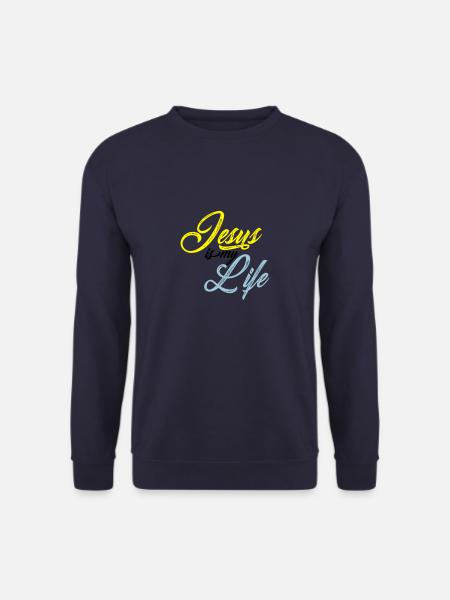 Jesus ist mein Leben - Unisex Pullover - Navy