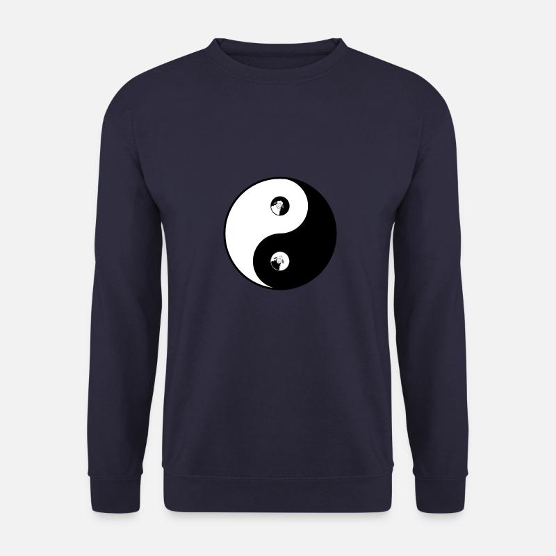 lustiges Yin Yang - Unisex Pullover - Navy