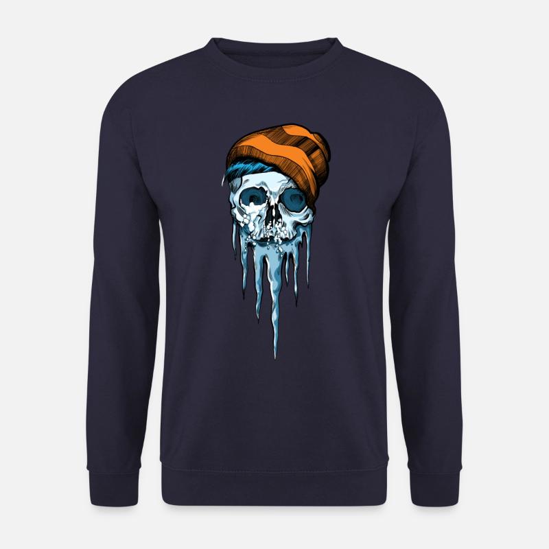 Snow Skull - Unisex Pullover - Navy
