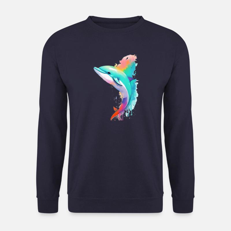 Dolphin - Unisex Sweatshirt - navy