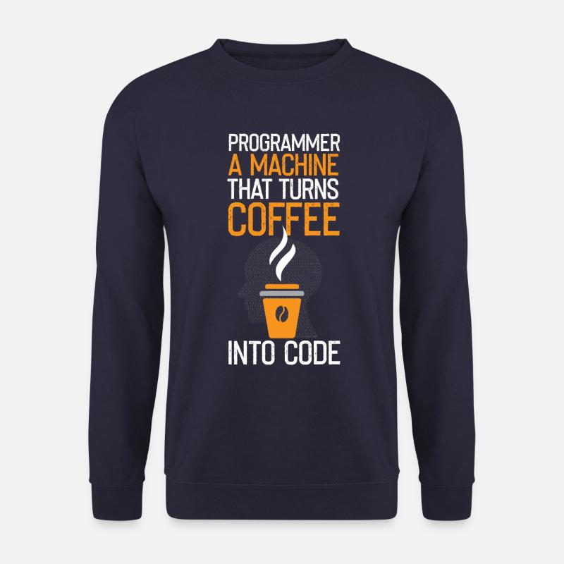 Funny programmer saying - Unisex Sweatshirt - navy