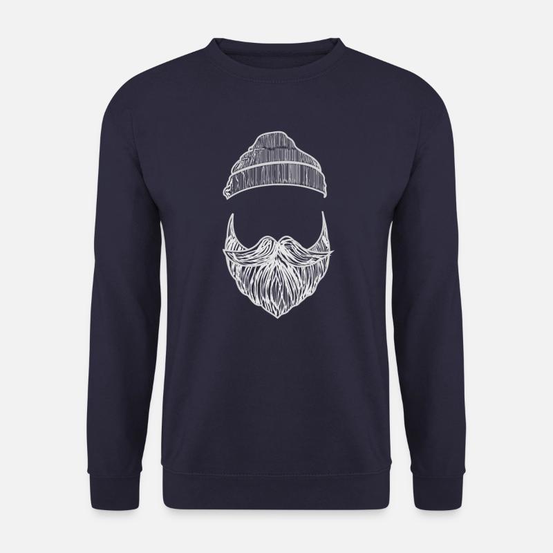 Bart mit Mütze - Unisex Pullover - Navy
