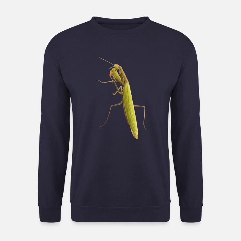 A praying mantis in wait - Unisex Sweatshirt - navy