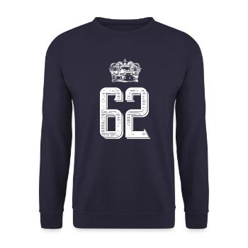 62 Couronne numérique - Sweat-shirt Unisexe - marine - Devant - Alina (178cm) & Michal (187cm)