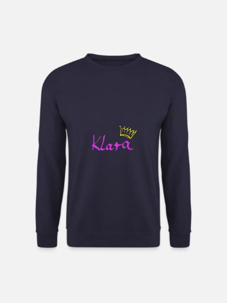 Klara mit Krone als Geschenkidee - Unisex Pullover - Navy
