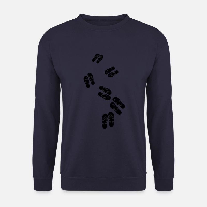 Flip-flops icon - Unisex Sweatshirt - navy