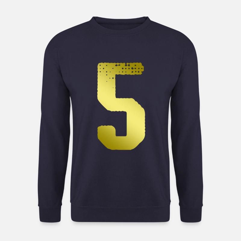 5 Number jersey - Unisex Sweatshirt - navy