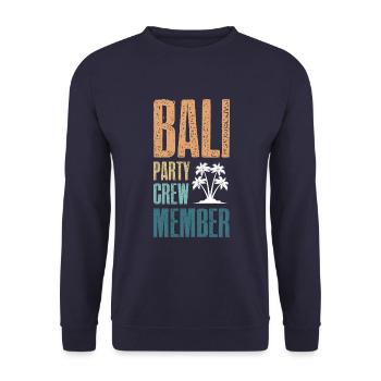 Équipage de la fête à Bali - Sweat-shirt Unisexe - marine - Devant - Alina (178cm) & Michal (187cm)