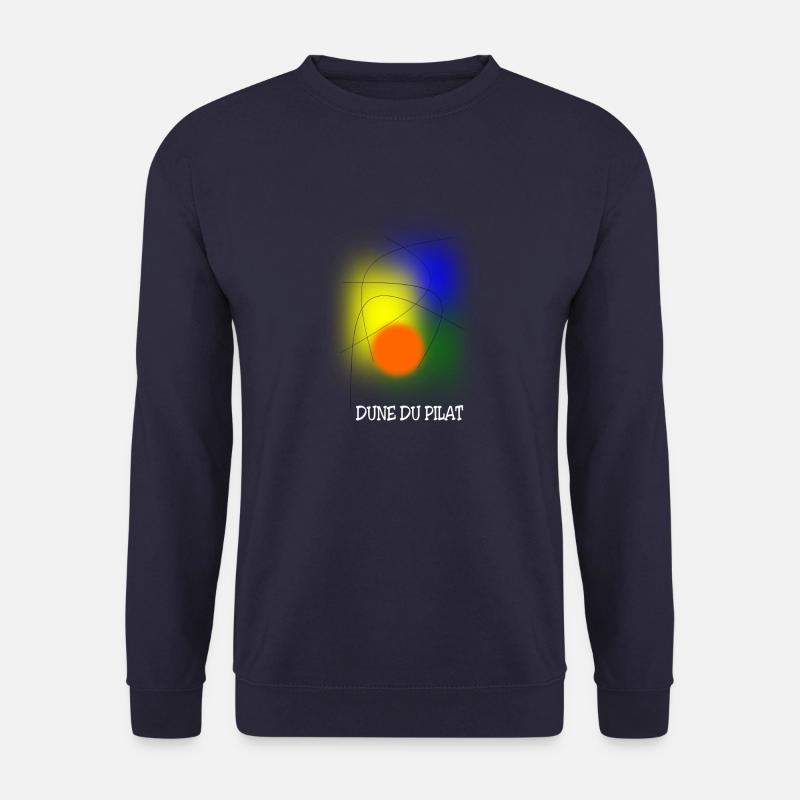 Dune du Pilat blanc - Sweat-shirt Unisexe - marine